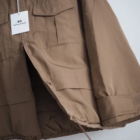 White mountaineering oversized down parka hybrid jacket NEW - Picture 8 of 14